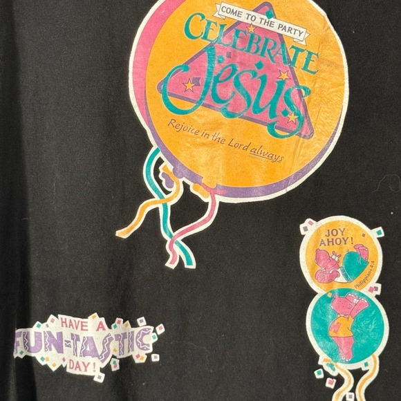 Vintage Celebrate Jesus Come To‎ The Party Religious Shirt XL Unisex USA - Picture 4 of 8